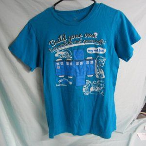 3 for $50 - build a time machine tardis dr. who t-shirt sz S teefury (CL83)